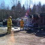 Tanker Truck Rollover